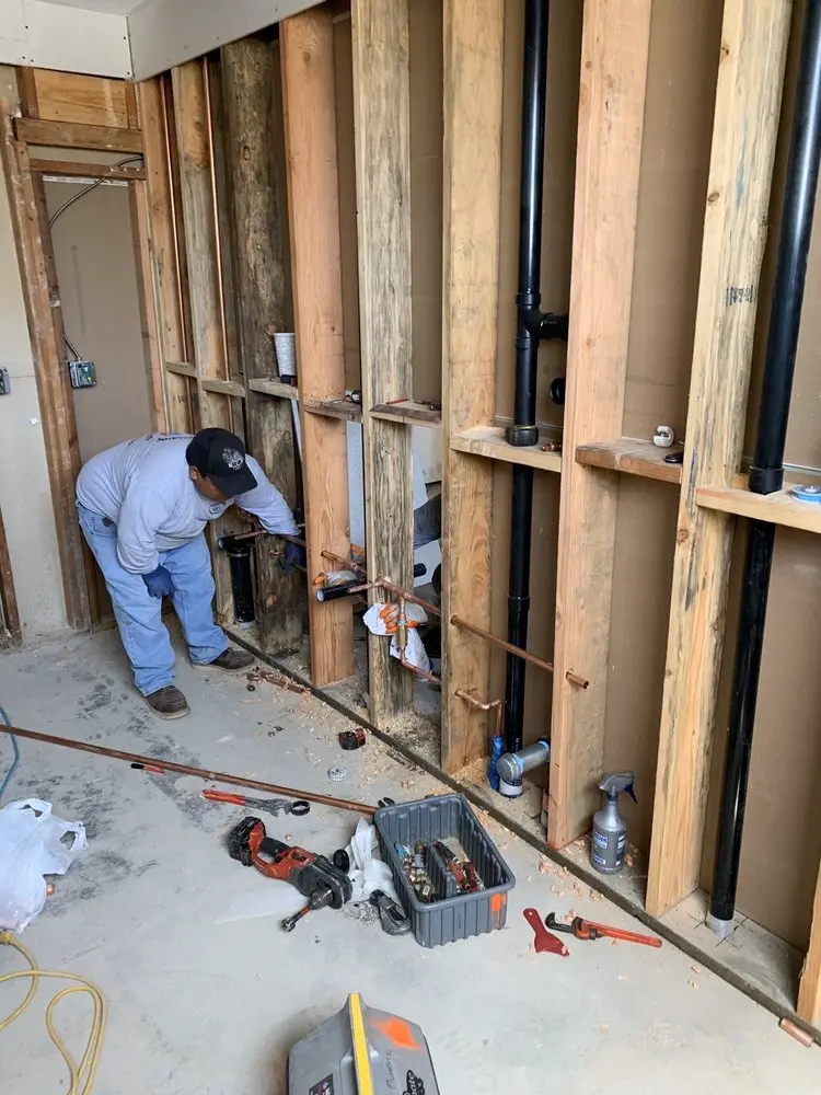 Commercial rough-in plumbing for Gas Line Repair in Arlington Forest